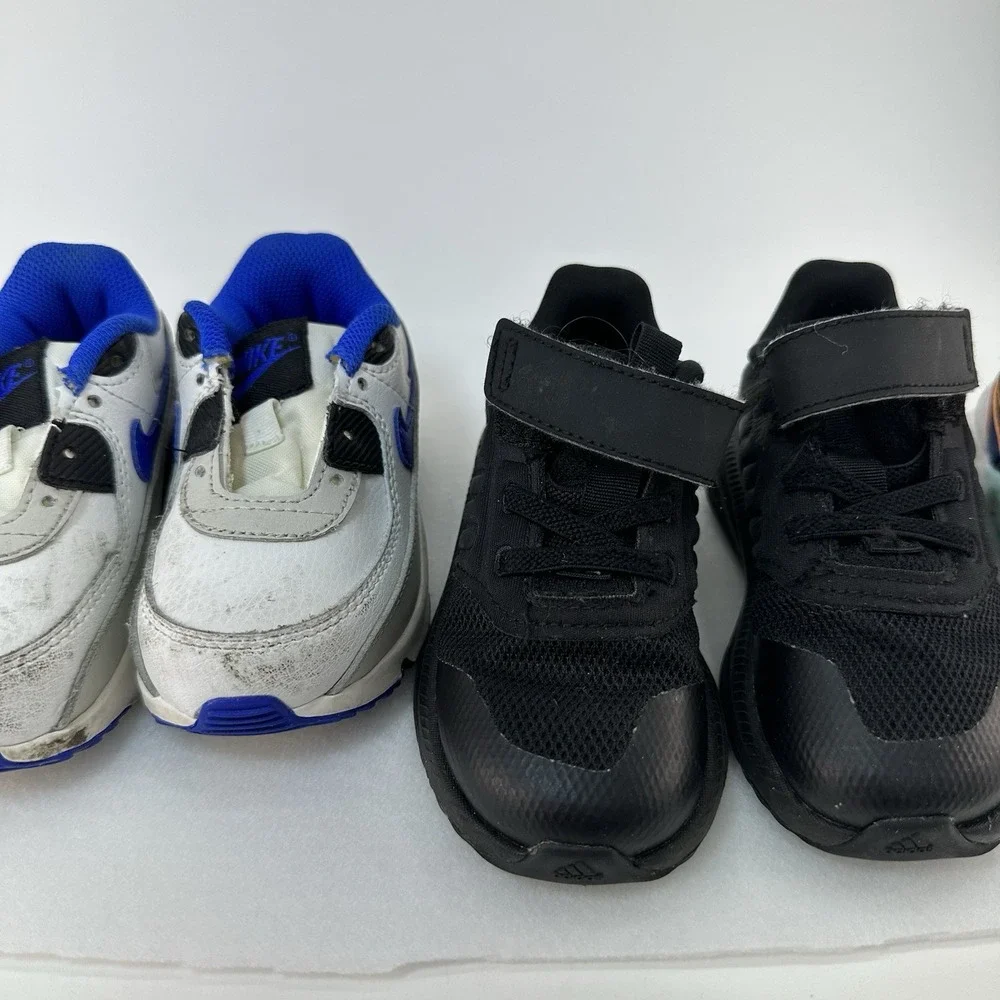 Lot 4 Toddler Shoes Nike Adidas Puma Old Navy Sizes 22 23 23.5 7 Used